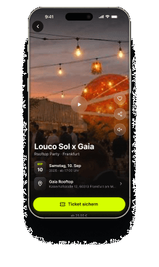 Louco Sol x Gaia in der LOUCO-iOS-App